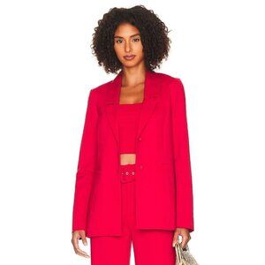 Show Me Your Mumu Major Blazer Red Womens Size XS